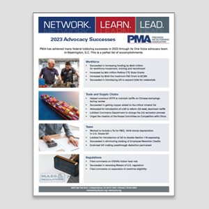 PMA Key Advocacy Successes in 2023
